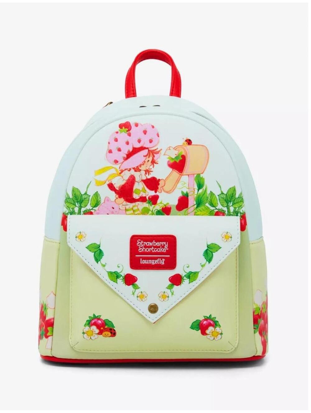 Loungefly Strawberry Shortcake Envelope Mini Backpack